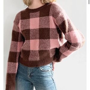 Oak + Fort Checkered Sweater